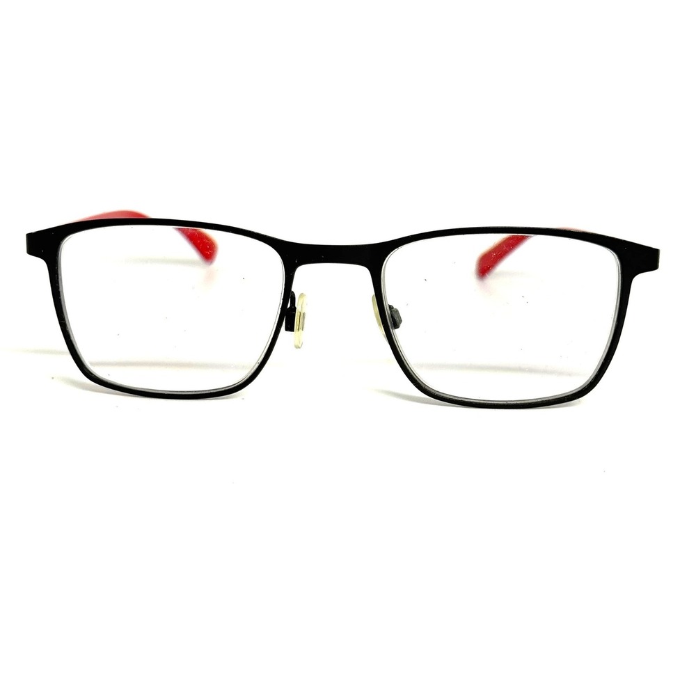 Nifties NI8480 6031 Eyeglasses Black Red Rectangular Frames 48-18-140‎ AL